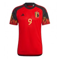 Belgien Romelu Lukaku #9 Hemmatröja VM 2022 Korta ärmar